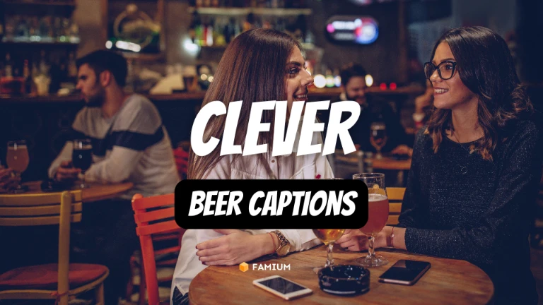 Clever Beer Captions for Instagram